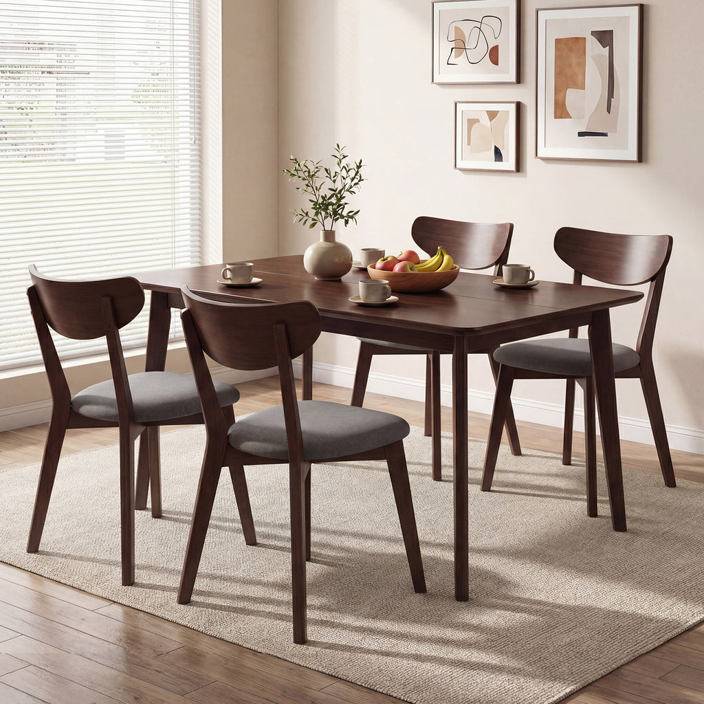 47" Dining Table for 4-6 People, Walnut