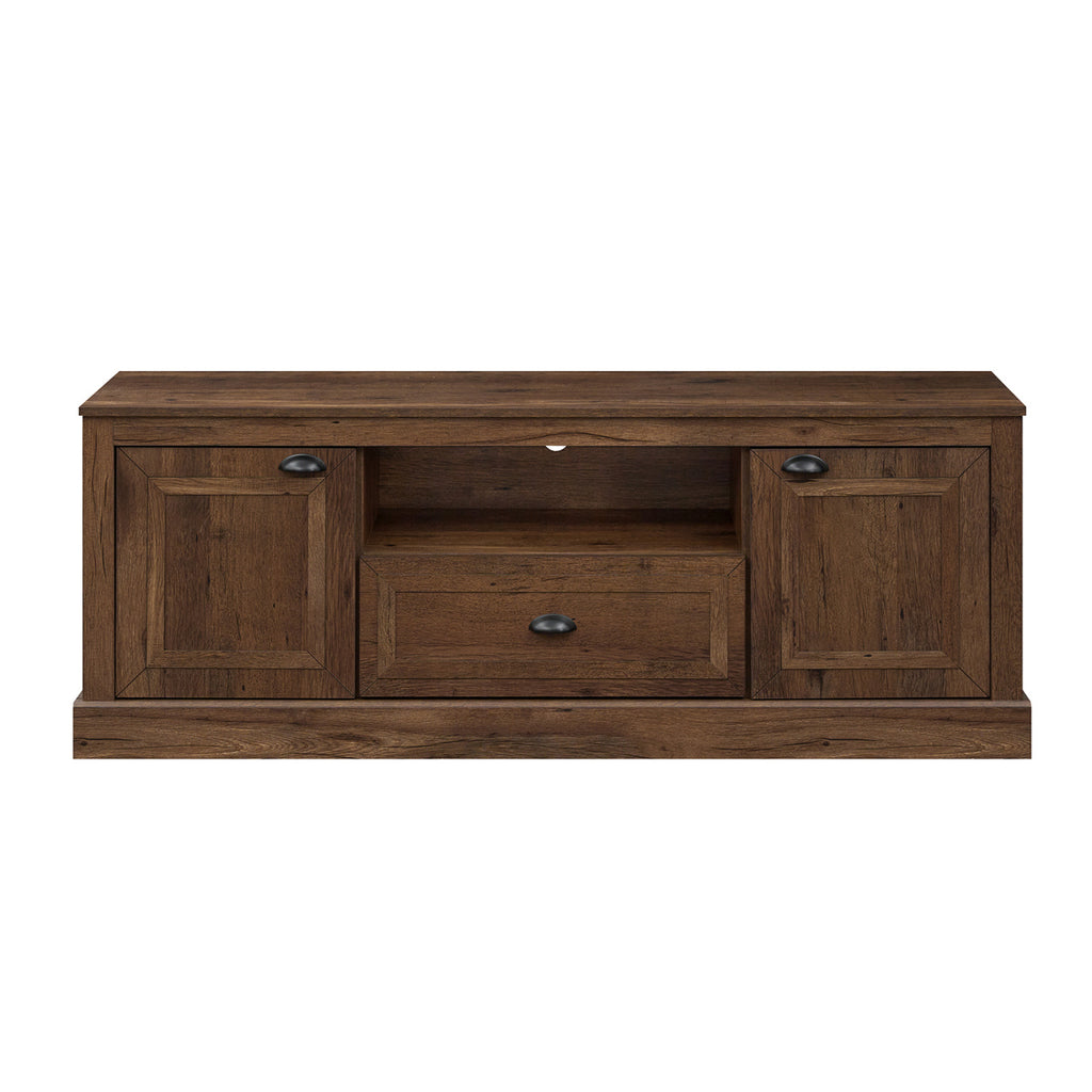 Retro Farmhouse TV Stand for 70" TVs, Brown