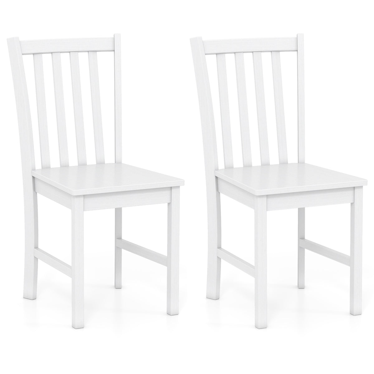 Rustic Dining Chairs Set of 2 - Black