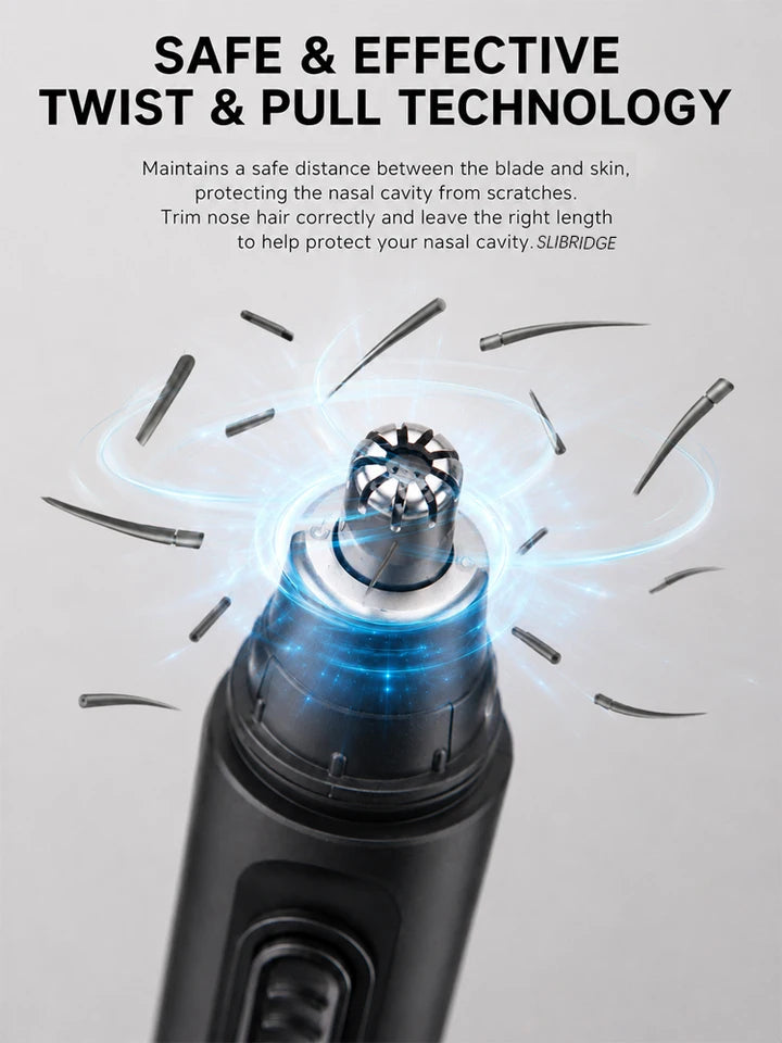 Electric Nose Hair Trimmer - Rechargeable for Men & Women