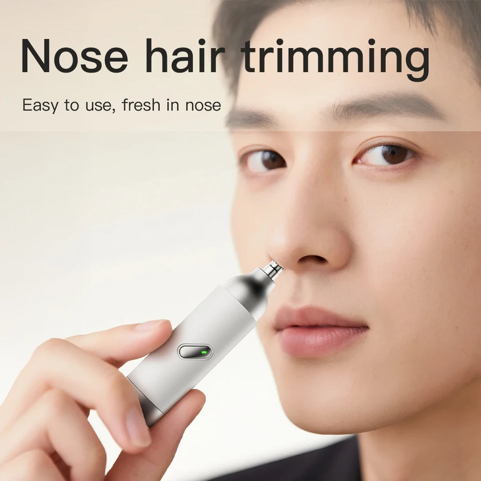 2-in-1 Electric Nose & Beard Hair Trimmer