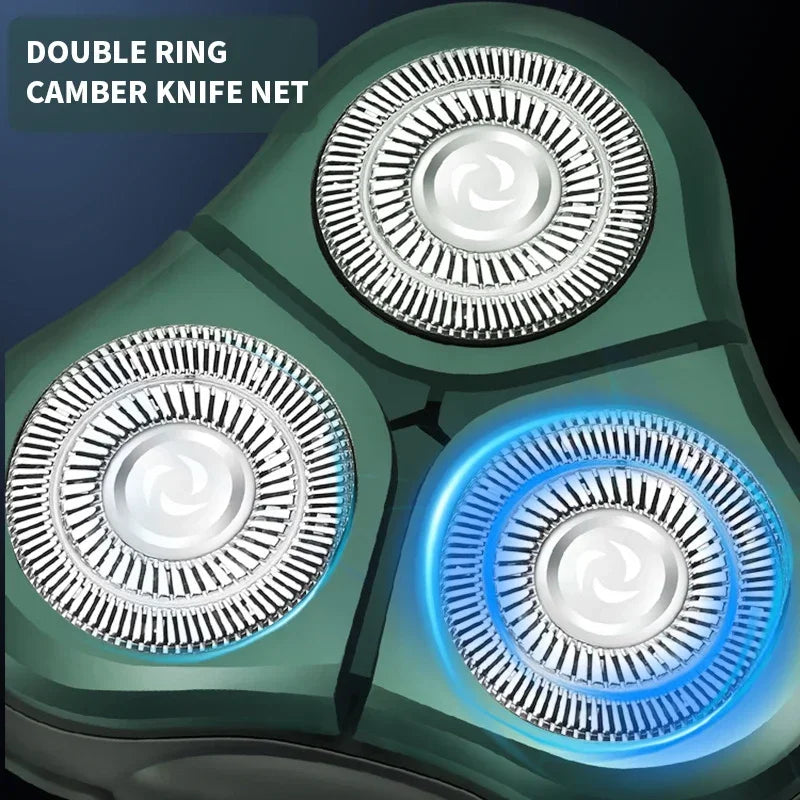 Smart Electric Shaver with LCD Display