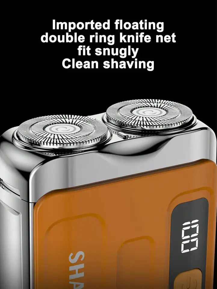 Mini Electric Smart Shaver with Dual Blade