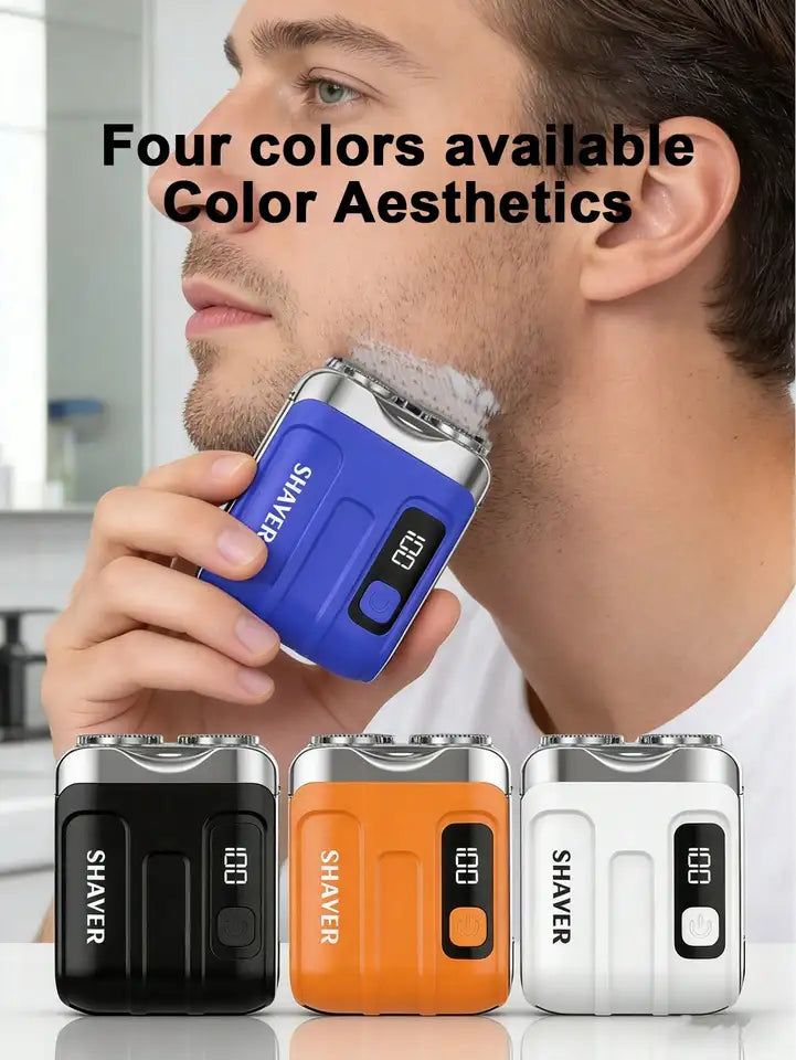 Mini Electric Smart Shaver with Dual Blade