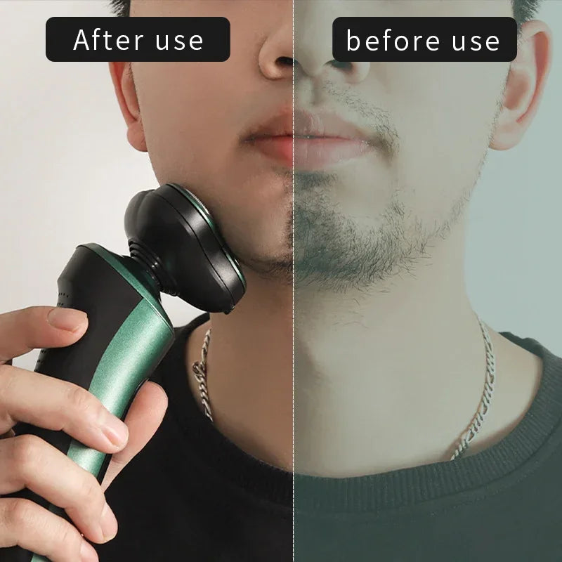 Smart Electric Shaver with LCD Display