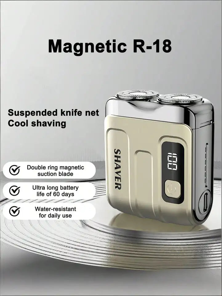 Mini Electric Smart Shaver with Dual Blade