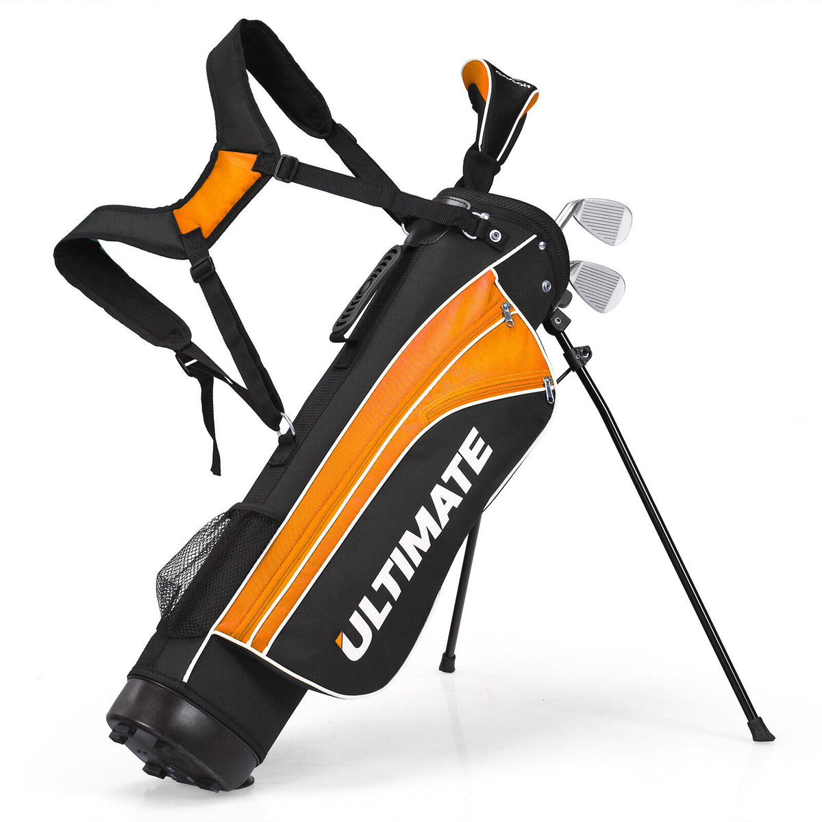 Blue Junior Complete Golf Club Set for Ages 8-10 - 5-Piece Kids Golf Set