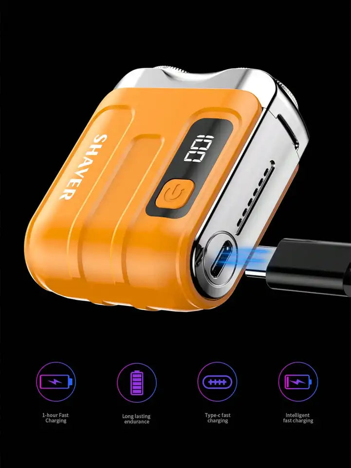 Mini Electric Smart Shaver with Dual Blade