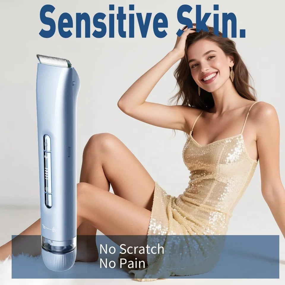 2-in-1 Women's Electric Bikini Trimmer & Body Hair Remover