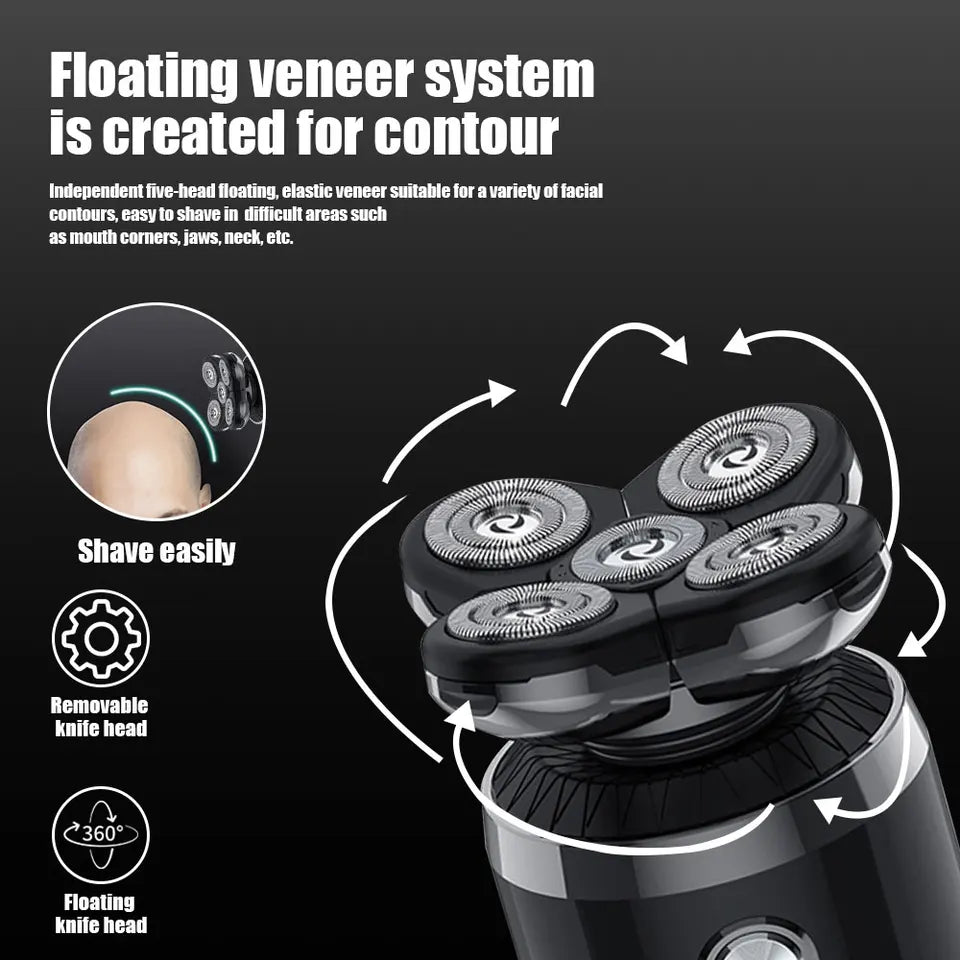 Electric Shaver for Men Facial Beard Trimmer Waterproof