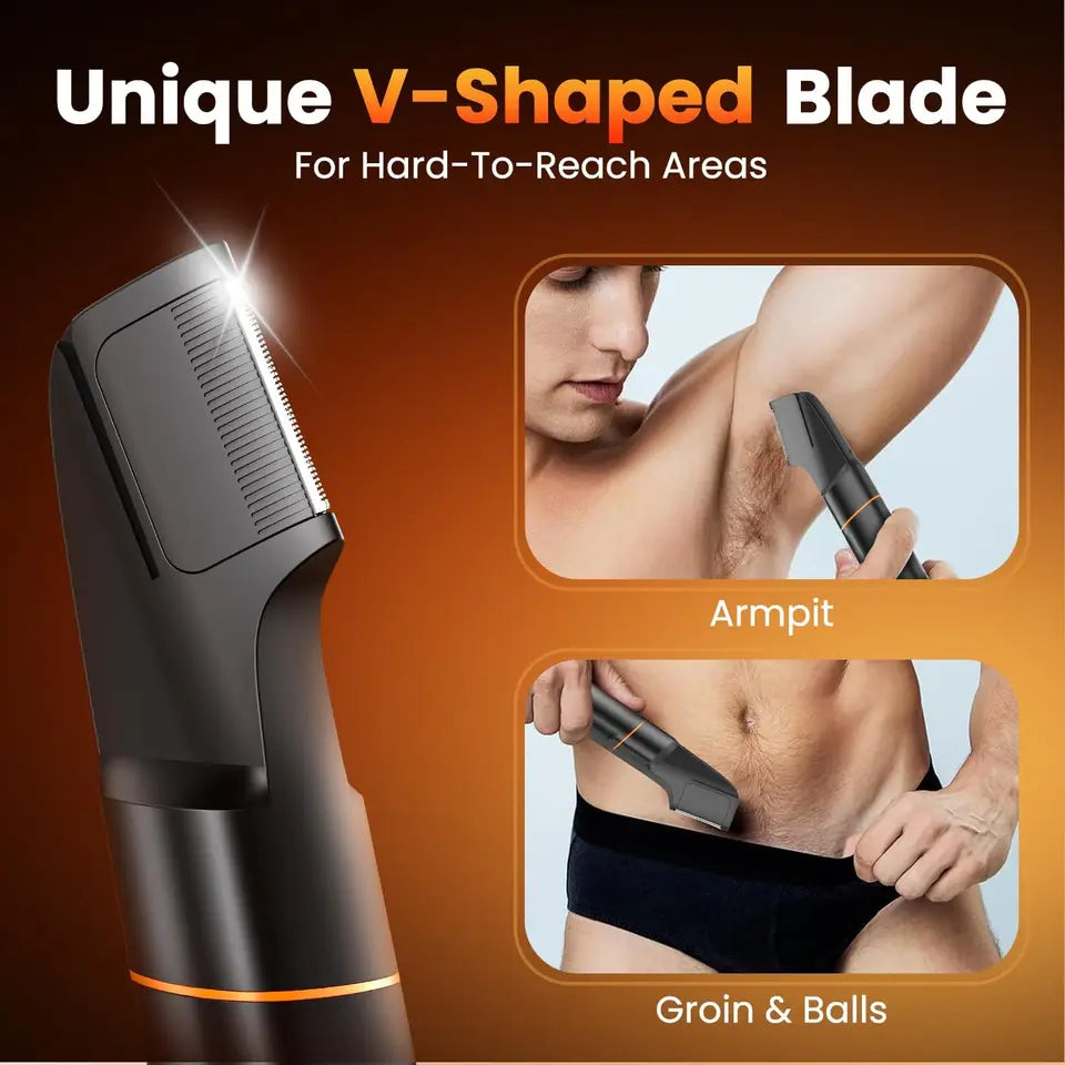 Maxgroom 4-in-1 Manscape Body Hair Trimmer Kit