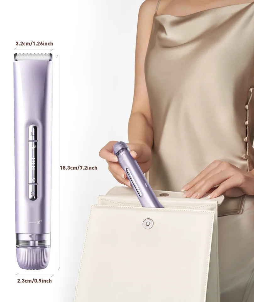 2-in-1 Women's Electric Bikini Trimmer & Body Hair Remover