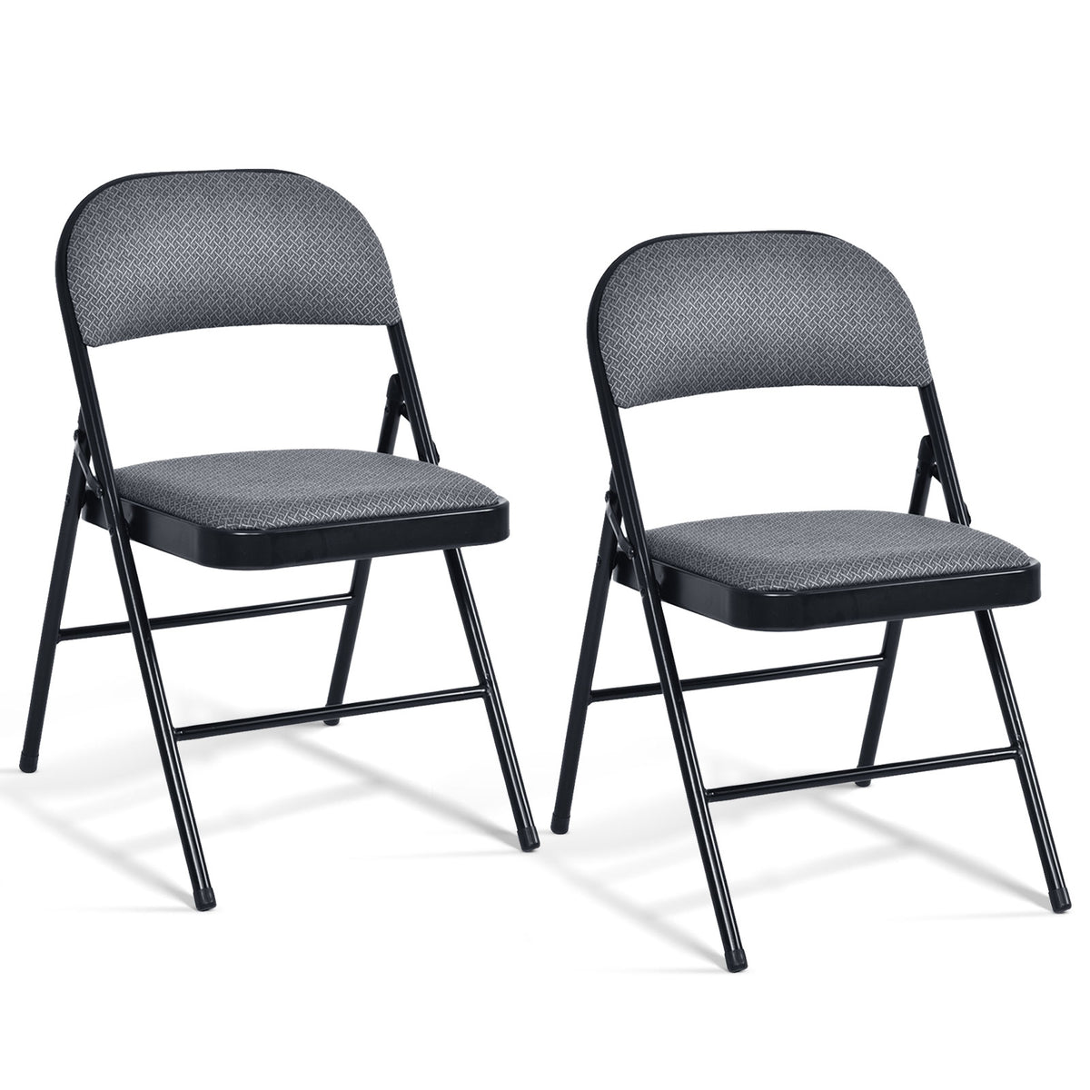 Waiting Room Chair Set of 2 with Ergonomic Mesh Backrest and Padded
