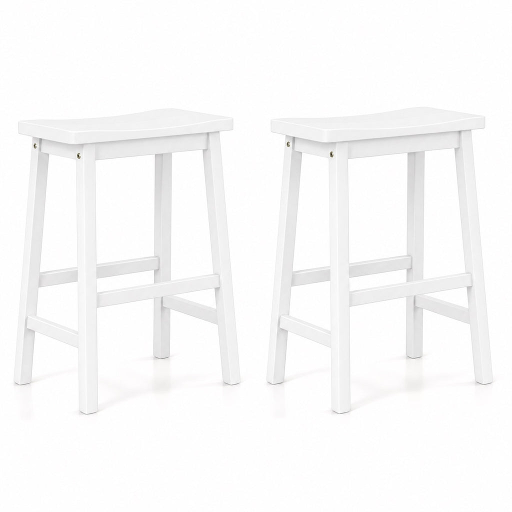 Counter Height Stools Set of 2 - 24 inch, Beige