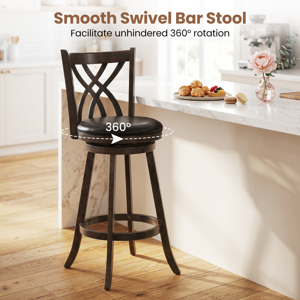 Counter Height Bar Stools Set of 4 - Gray