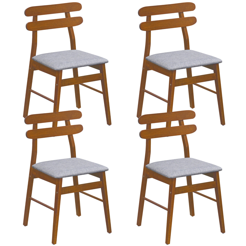 Upholstered Dining Chairs Set of 4, Natural - Style B