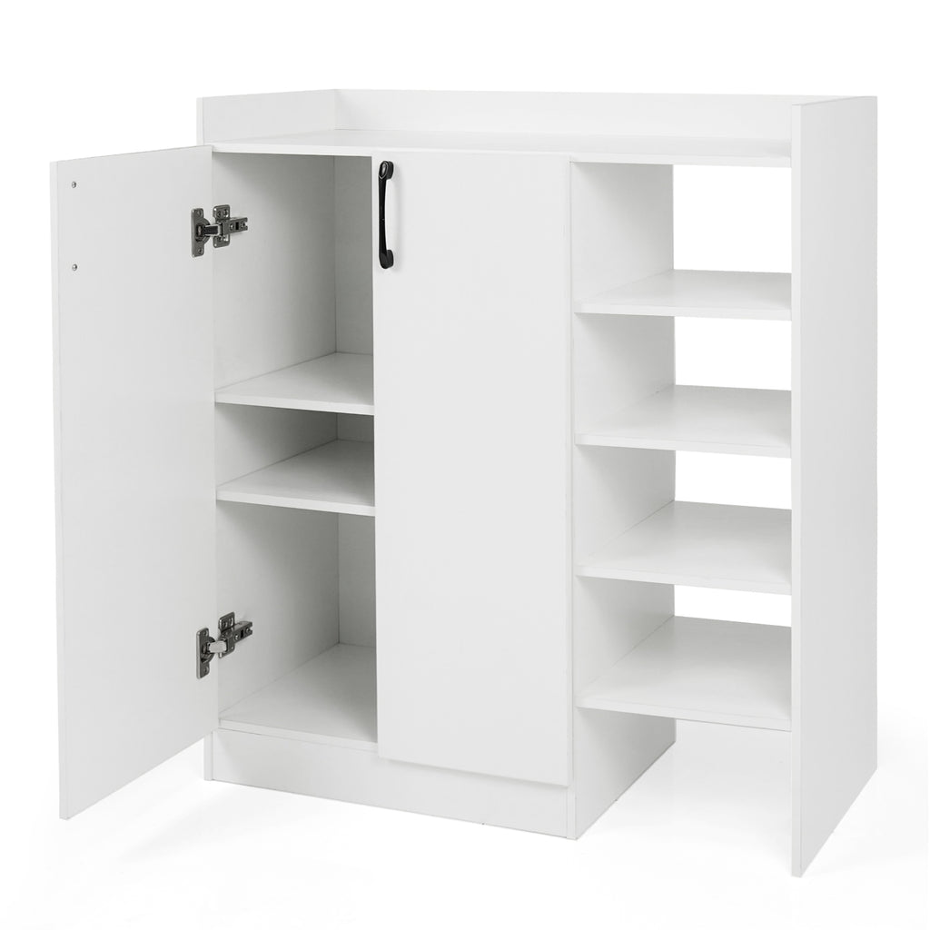 Shoe Cabinet with 2 Doors Storage Organizer Adjustable Inner Shelves