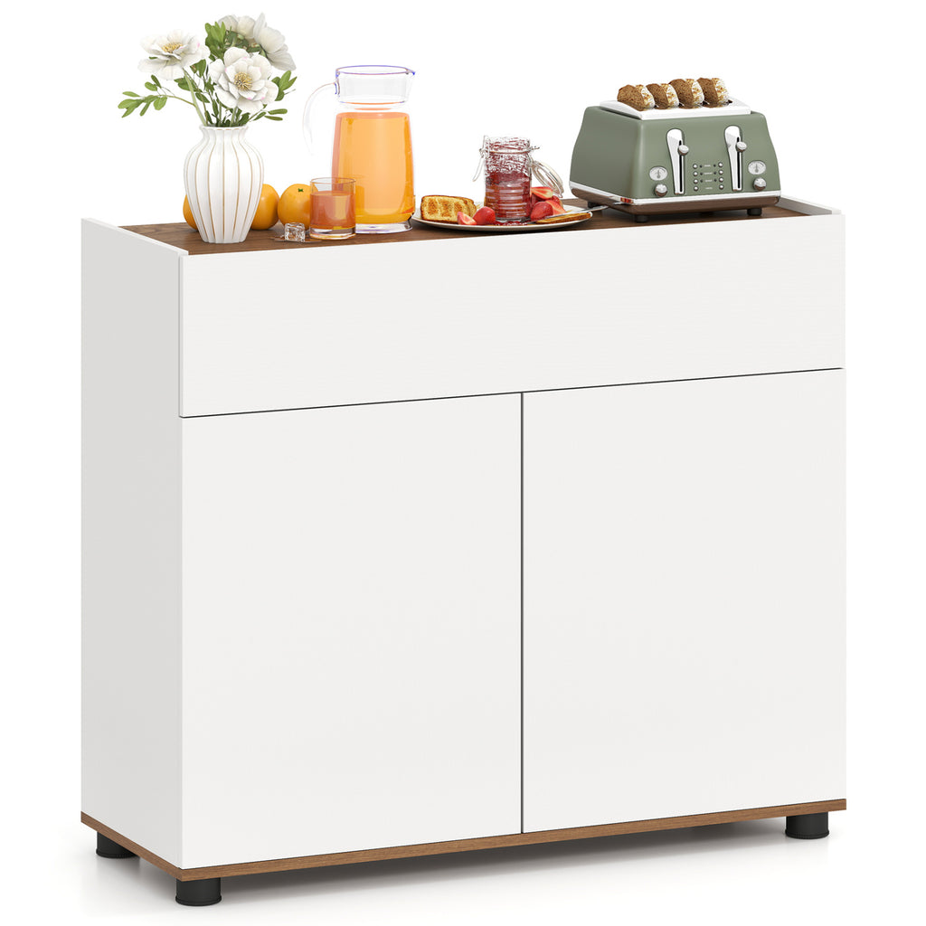Sideboard Buffet Cabinet with Storage - Black