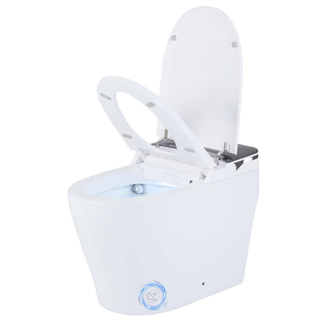 Smart Toilet with Built-in Bidet ADA Height Auto Flush and Heated