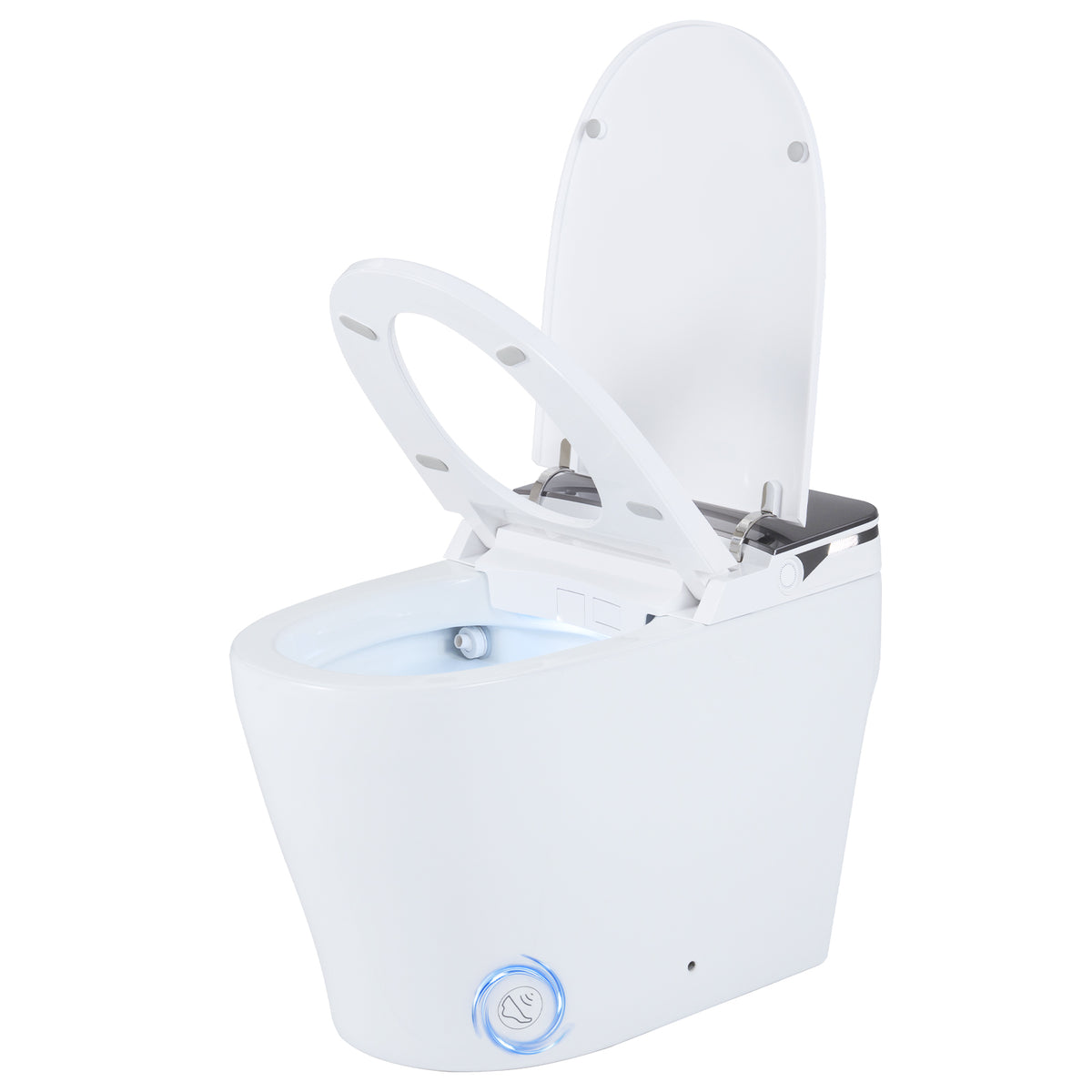 Smart Toilet with Built-in Bidet ADA Height Auto Flush and Heated