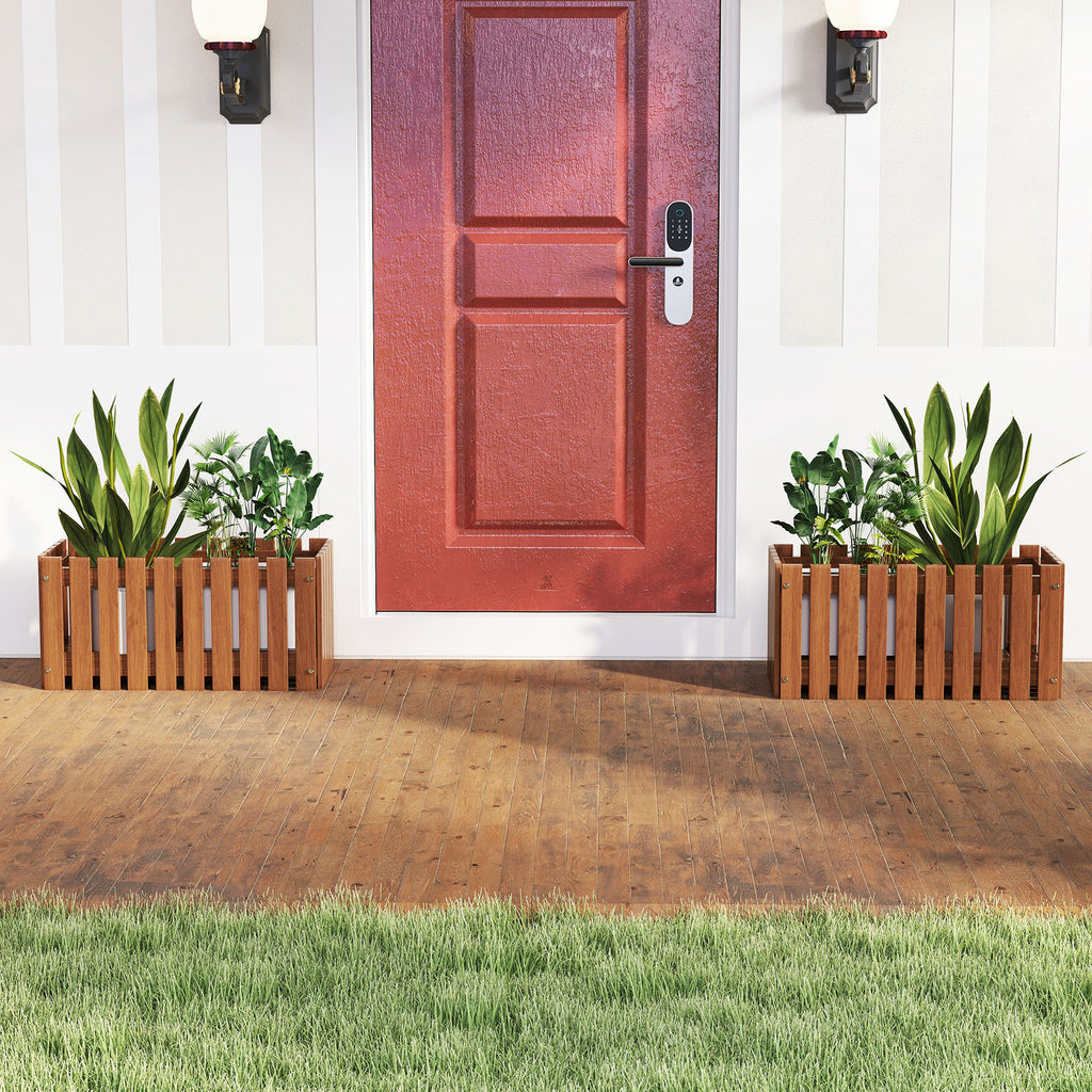 Solid Wood Raised Garden Bed for Flowers & Vegetables