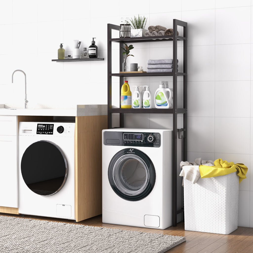 Over-The-Toilet Storage Shelf Space Saving Metal Bathroom Organizer