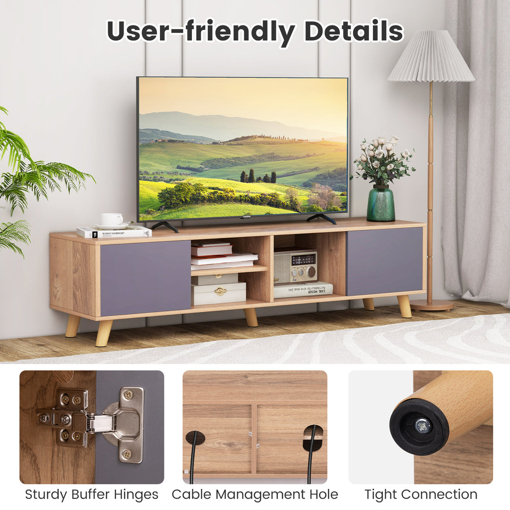 TV Stand Cabinet for TVs up to 65 Inch with Storage