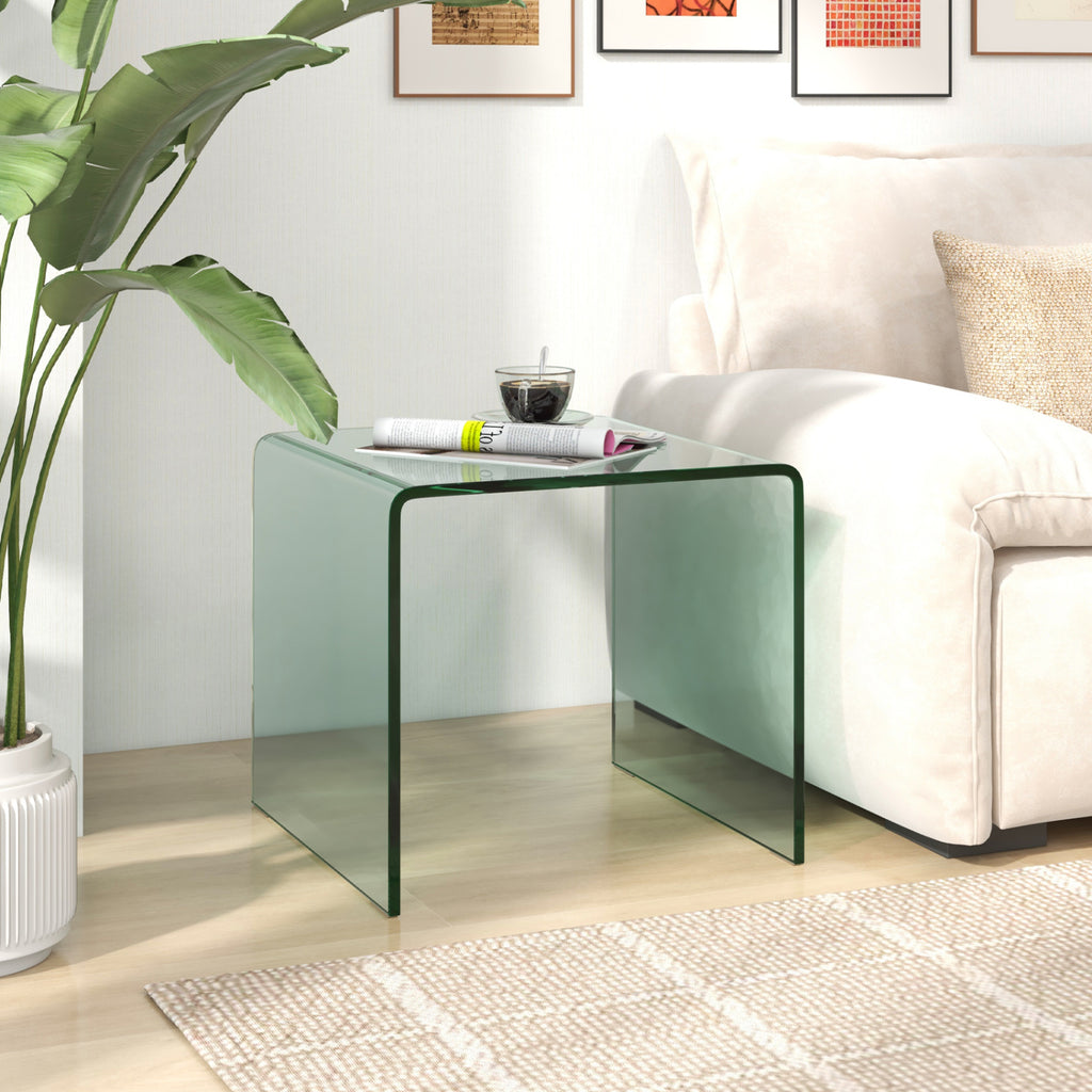 Tempered Glass Coffee Table Set - 1 Coffee & 2 End Tables