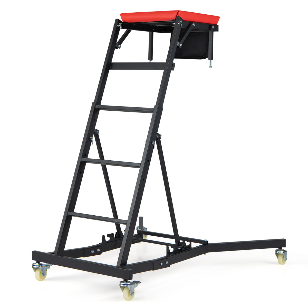 Automotive Engine Creeper - 400 lbs Capacity, Adjustable Height 42-69"