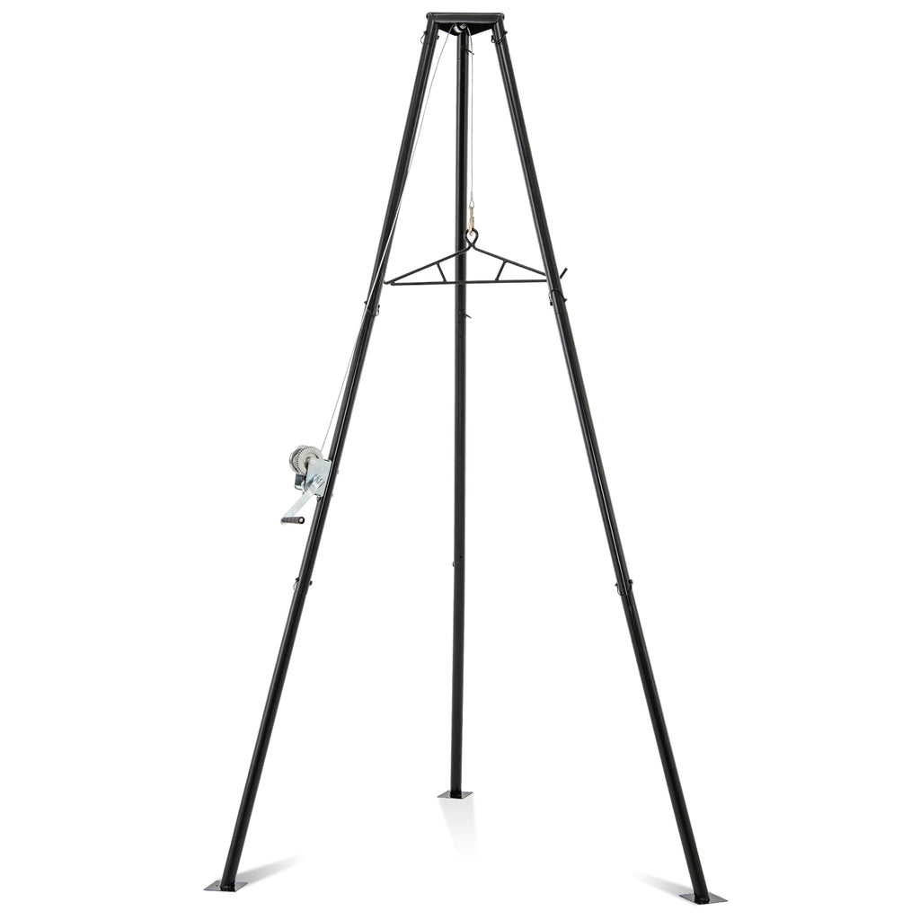 Tripod Game Hoist Deer Hanger 600 LBS Capacity Skinning Rack