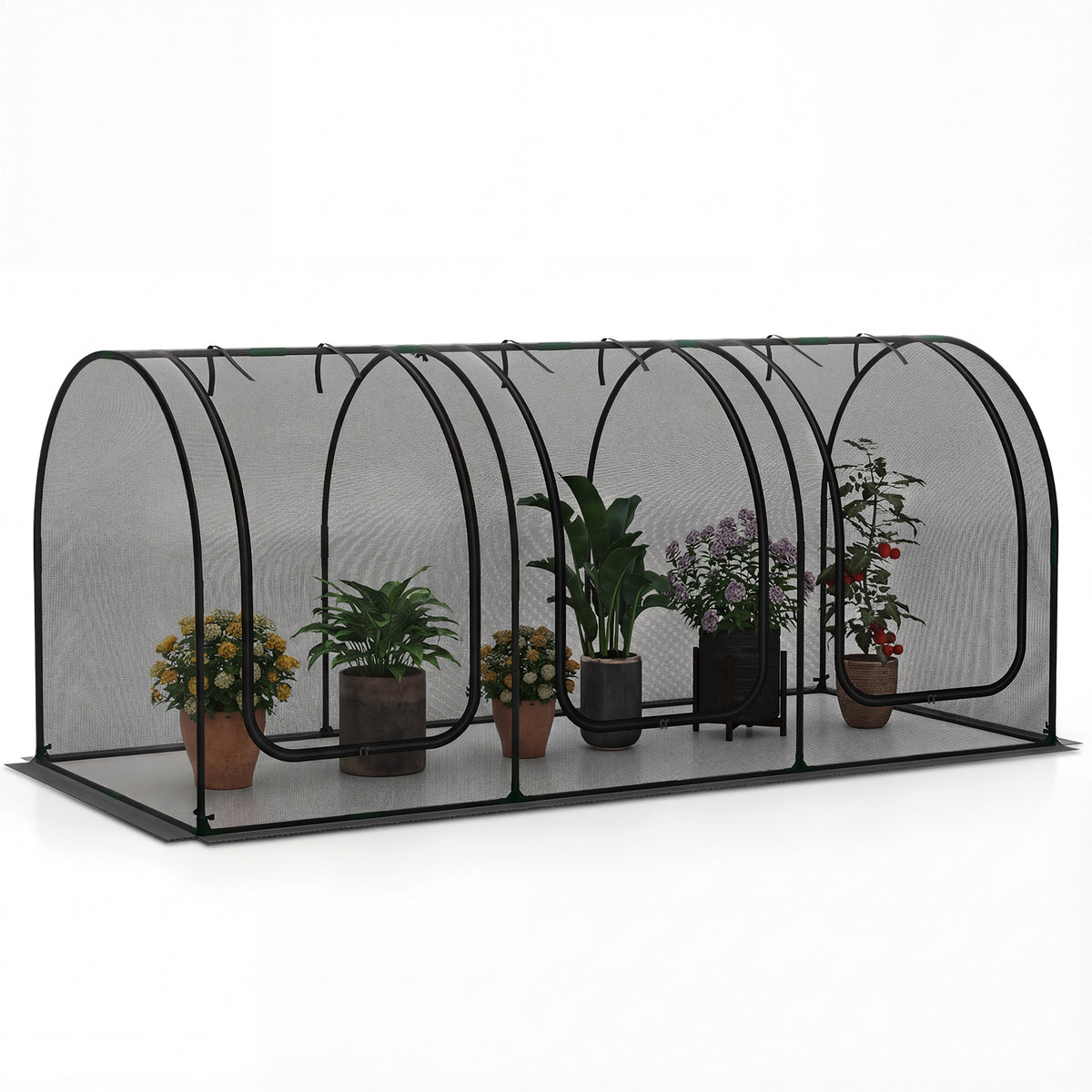 Large Plant Protection Tent with 3 Zippered Doors