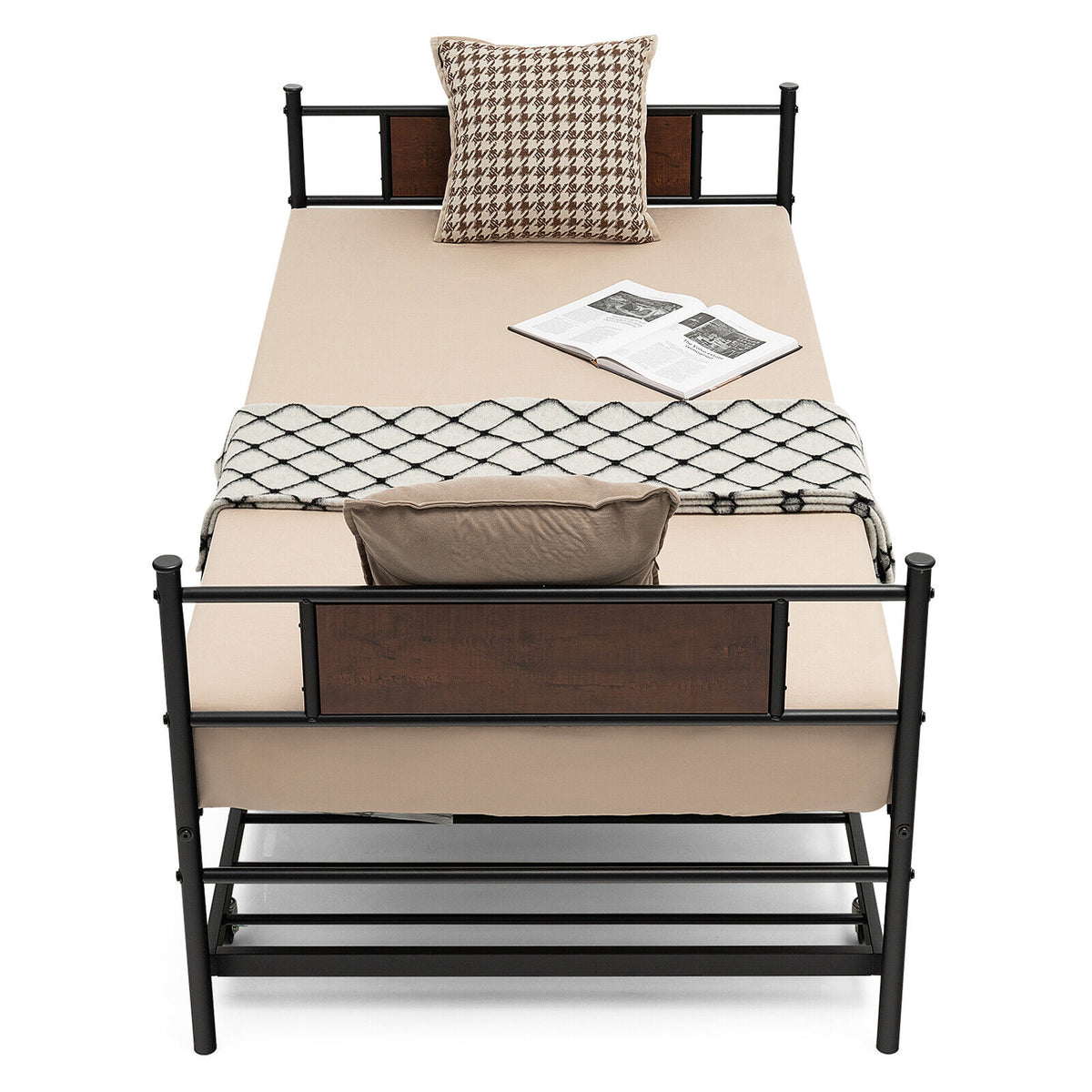 Twin Size Daybed with Pullout Trundle – Industrial
