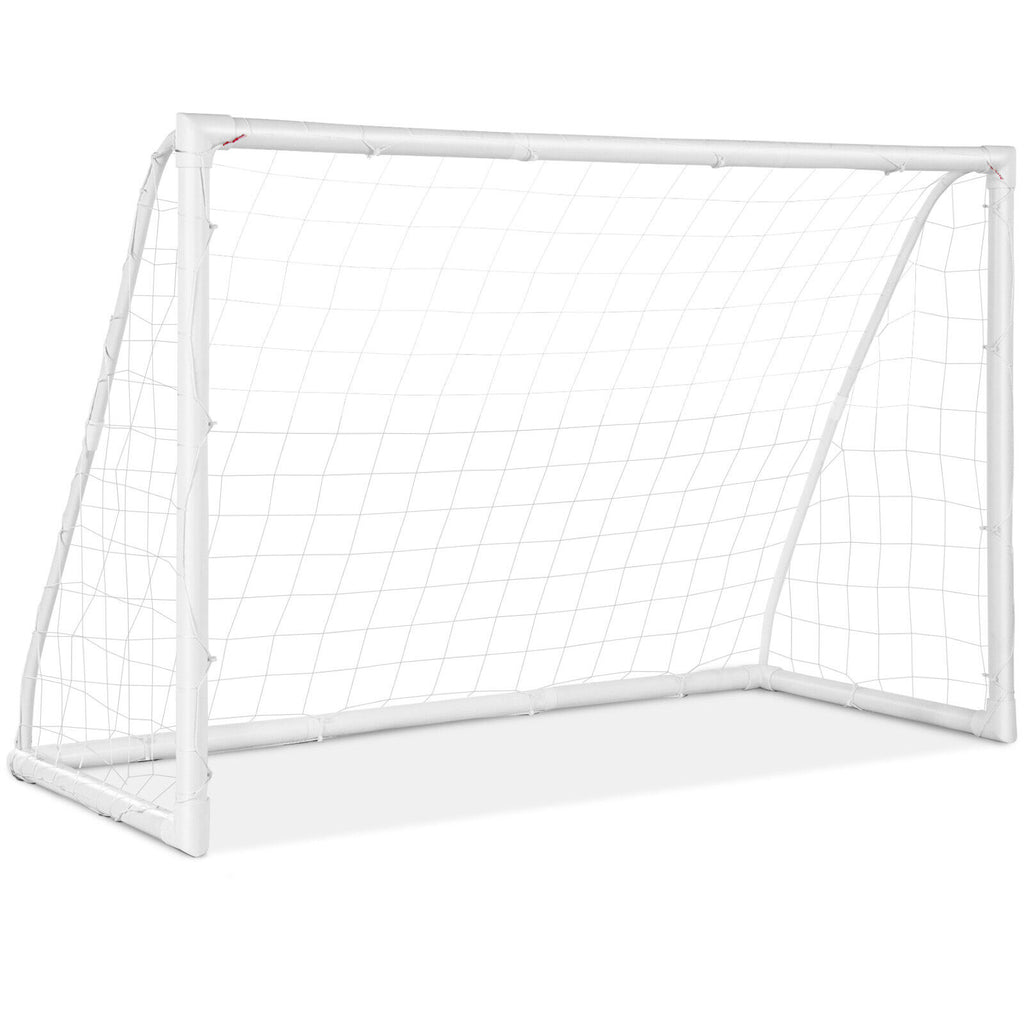 Soccer Goal with Durable UPVC Frame & High-Strength Net - 6x4 ft S