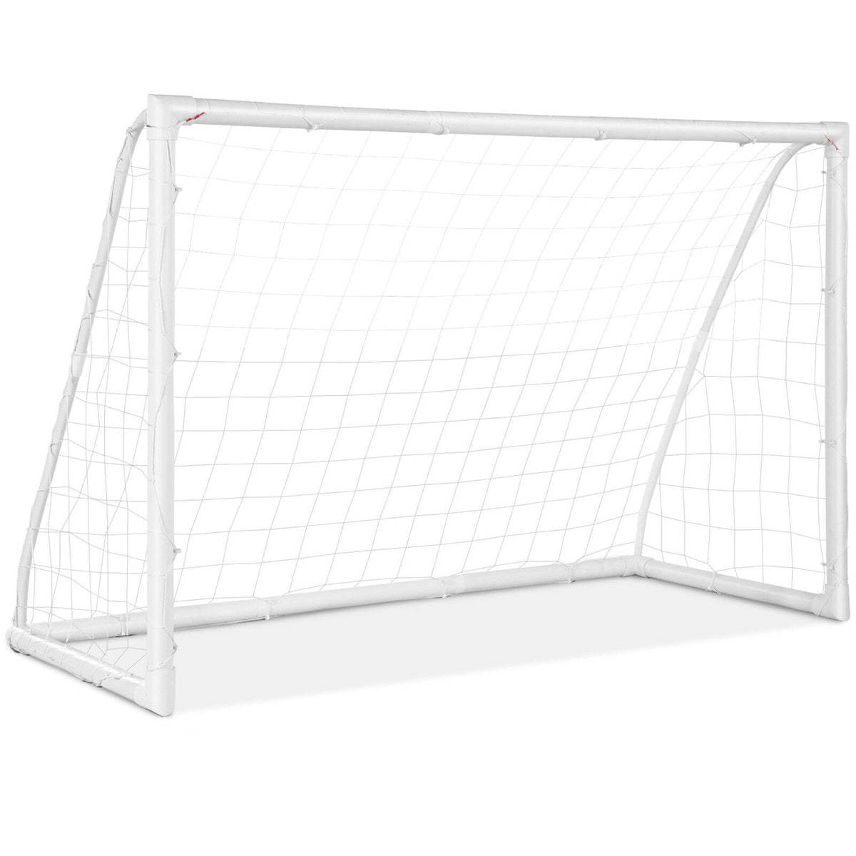 Soccer Goal with Durable UPVC Frame & High-Strength Net - 6x4 ft S