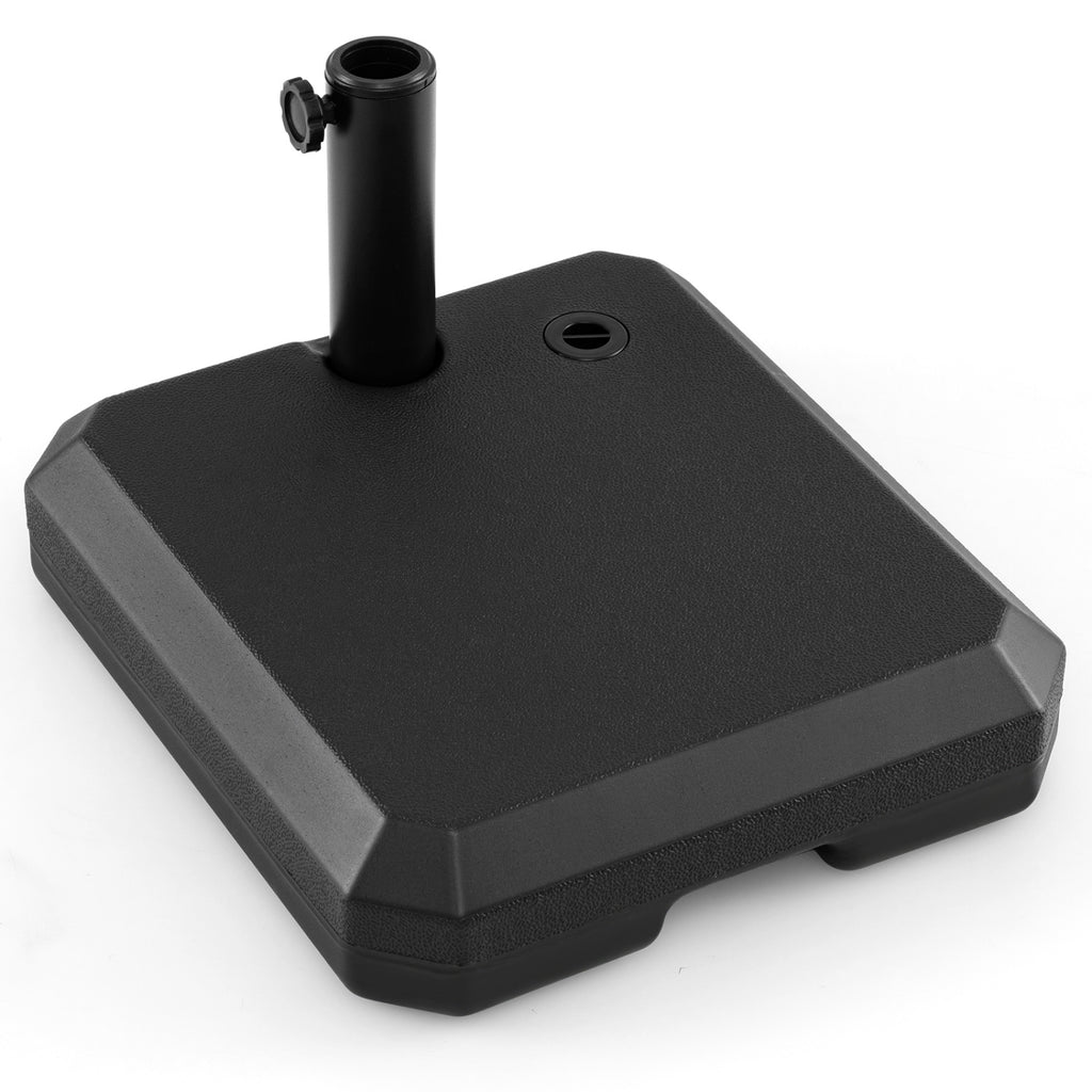 Umbrella Base for Half Patio Umbrellas 48.5 lbs Water & Sand Fillable