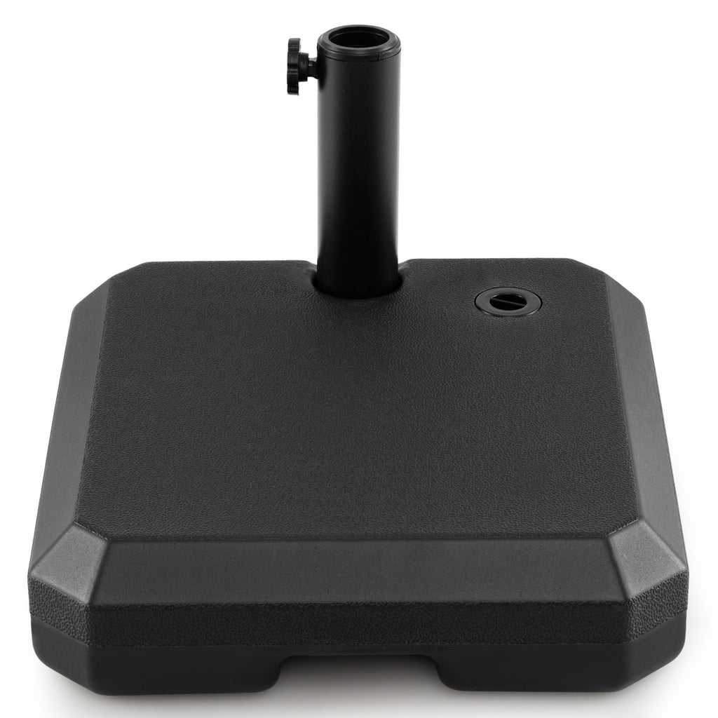 Umbrella Base for Half Patio Umbrellas 48.5 lbs Water & Sand Fillable