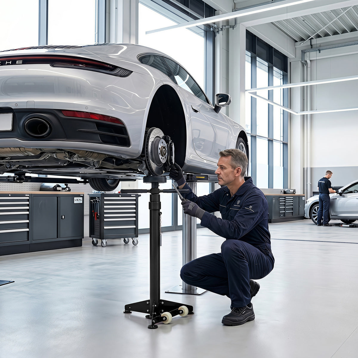 Underhoist Support Stand for Vehicle Components