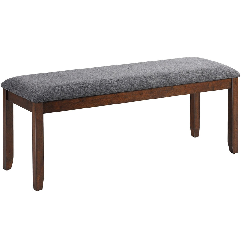Upholstered Entryway Bench with Wood Legs