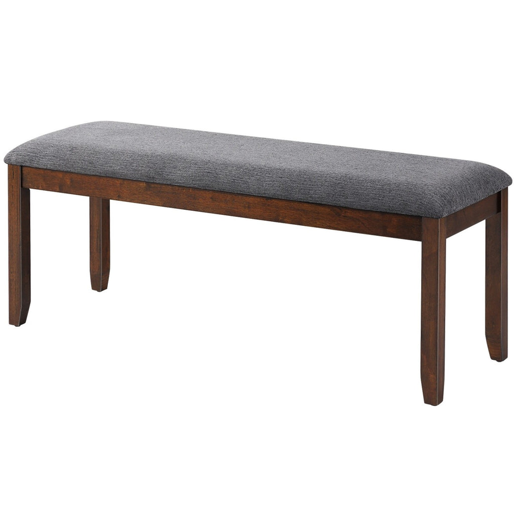 Upholstered Entryway Bench with Wood Legs
