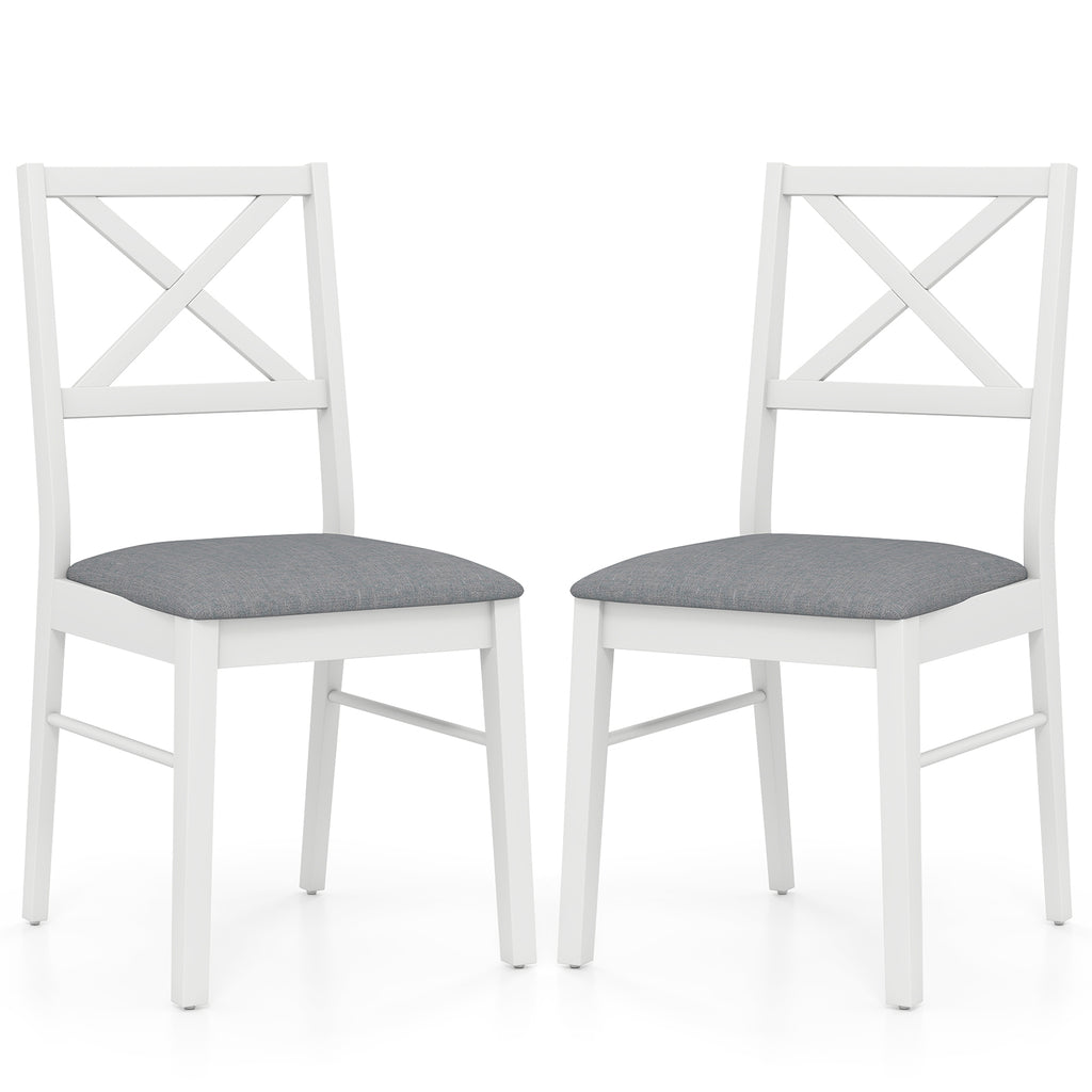 Upholstered Dining Chairs Set of 2 - Brown