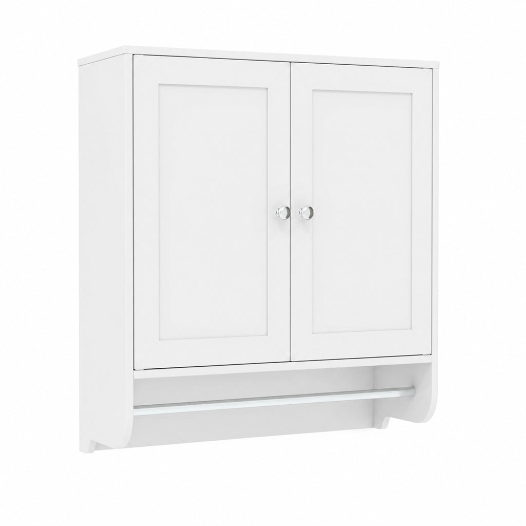 Wall Mounted Bathroom Storage Medicine Cabinet with Towel Bar