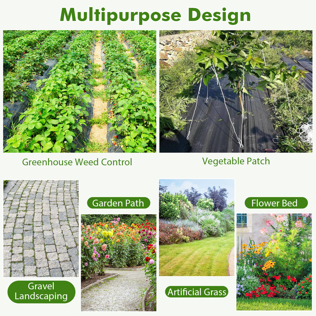 4 ft Weed Barrier Landscape Fabric - Tear-Resistant