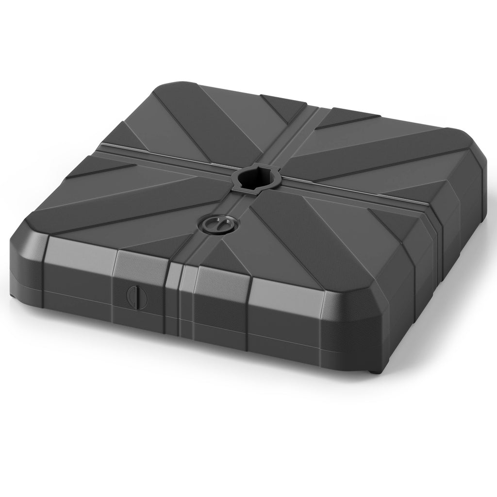Weighted Offset Umbrella Base with Cross Bracket – 176 lbs