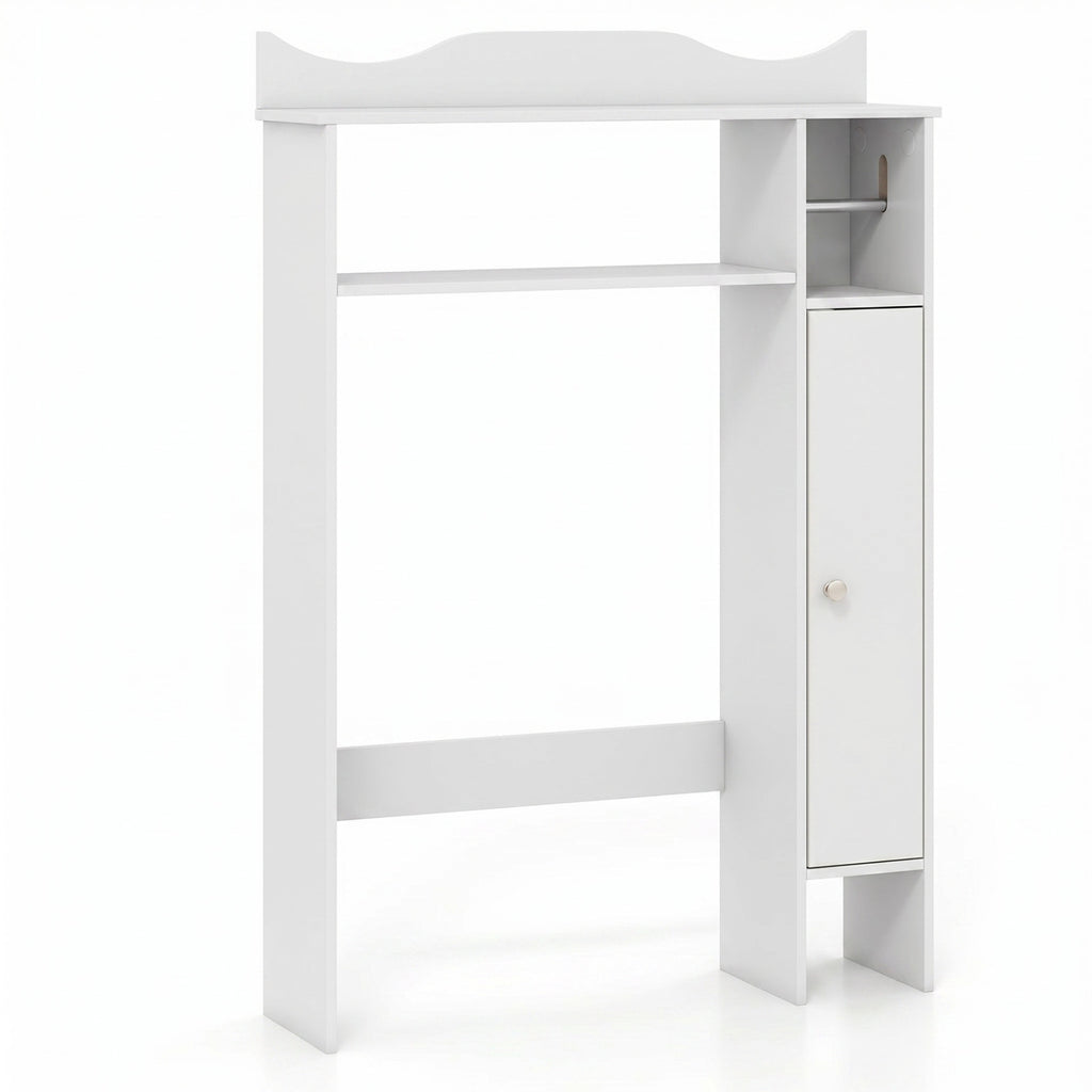 Over the Toilet Storage Cabinet with Paper Holder