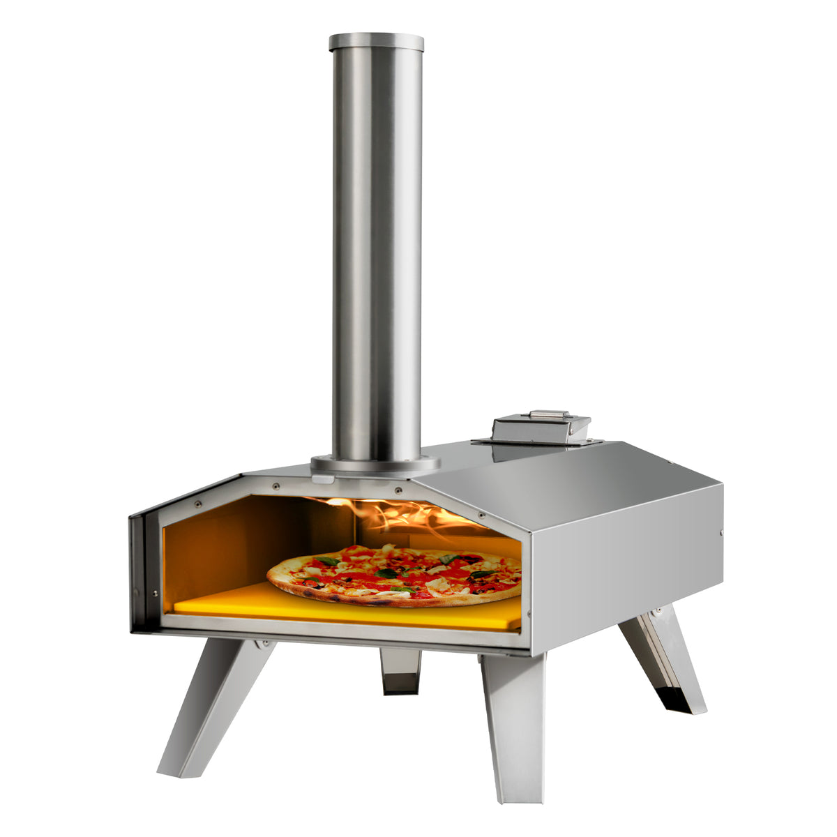 Portable Stainless Steel Outdoor Pizza Oven with 12 Inch Stone