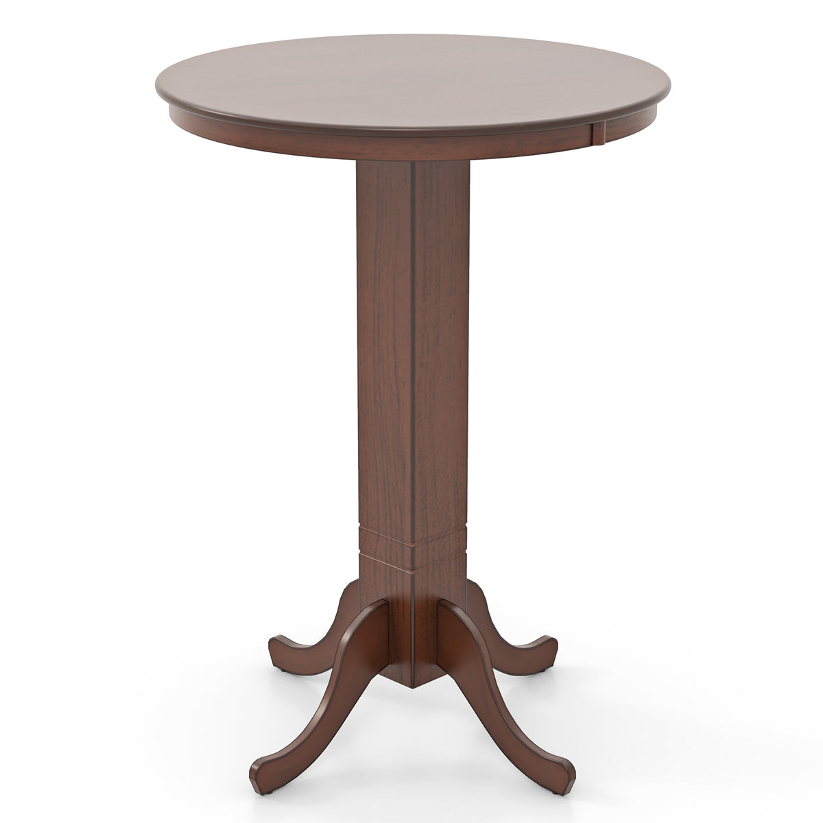 3-Piece Wood Pub Table Set with 2 Stools