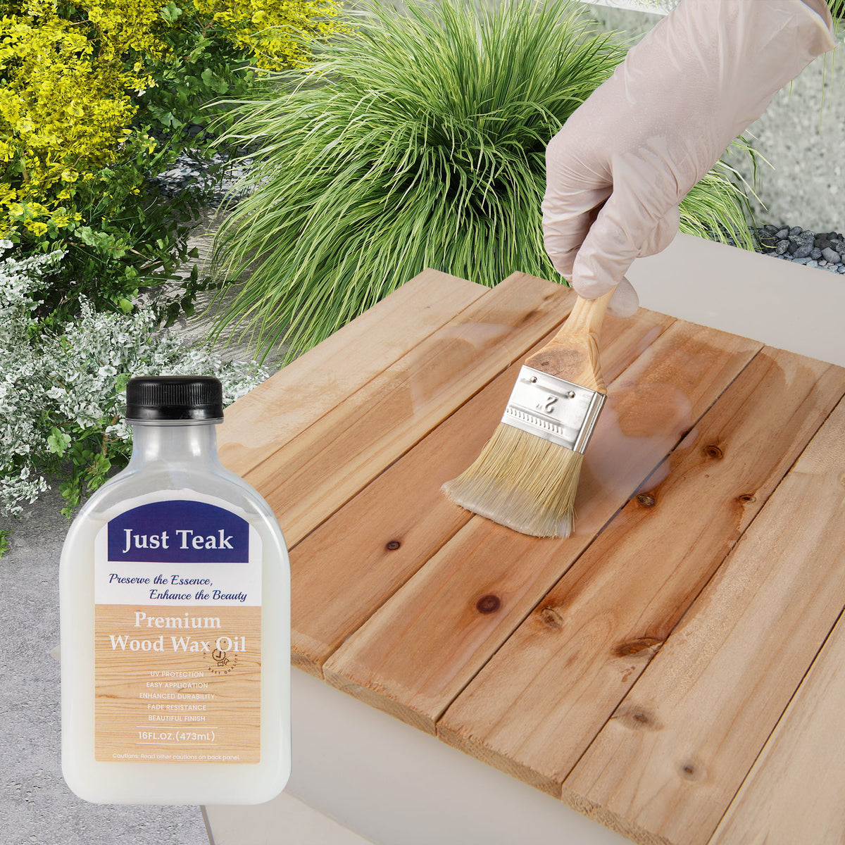 Wood Wax Oil Furniture Care Kit - Set of 1