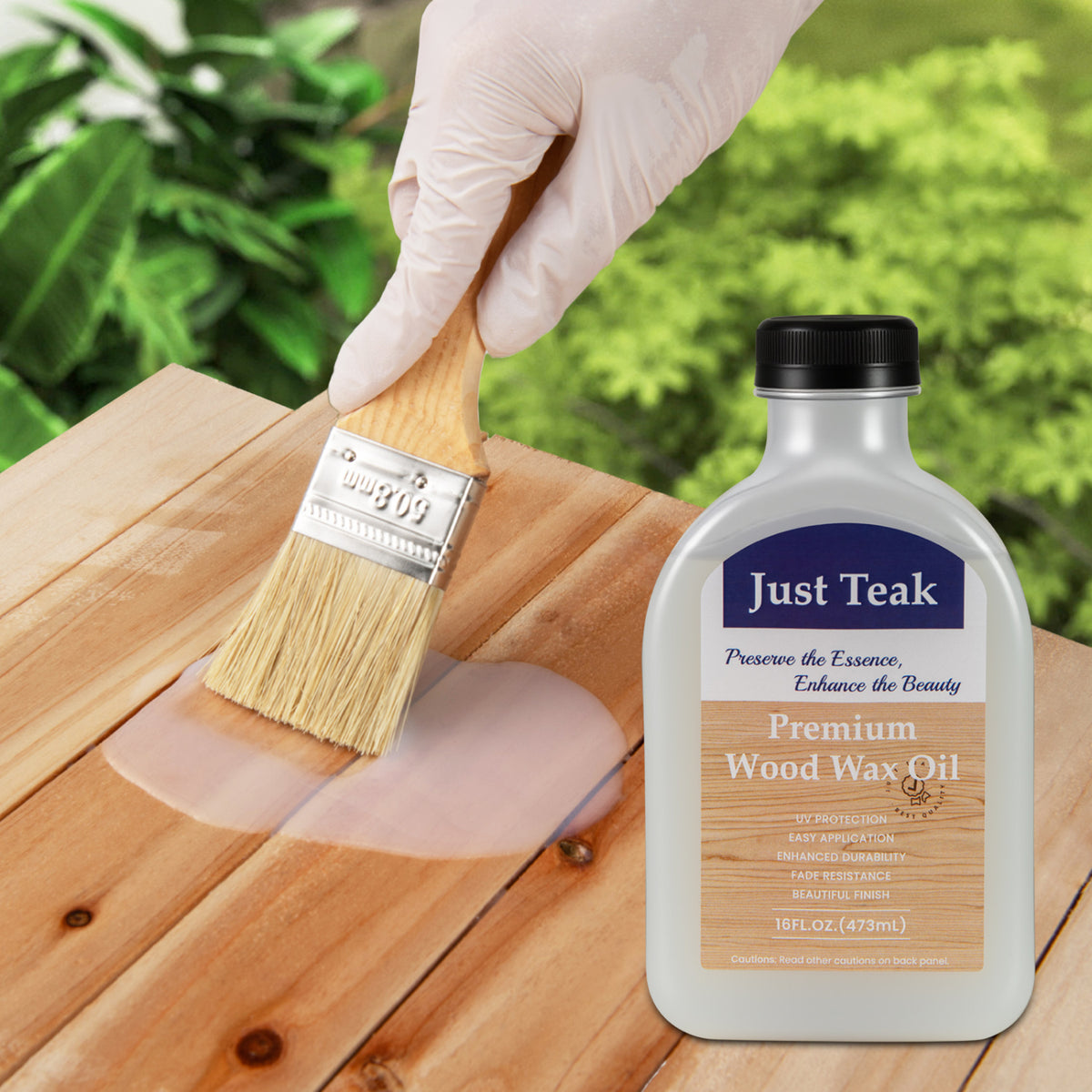 Wood Oil Cleaner and Brightener for Furniture – Set of 2