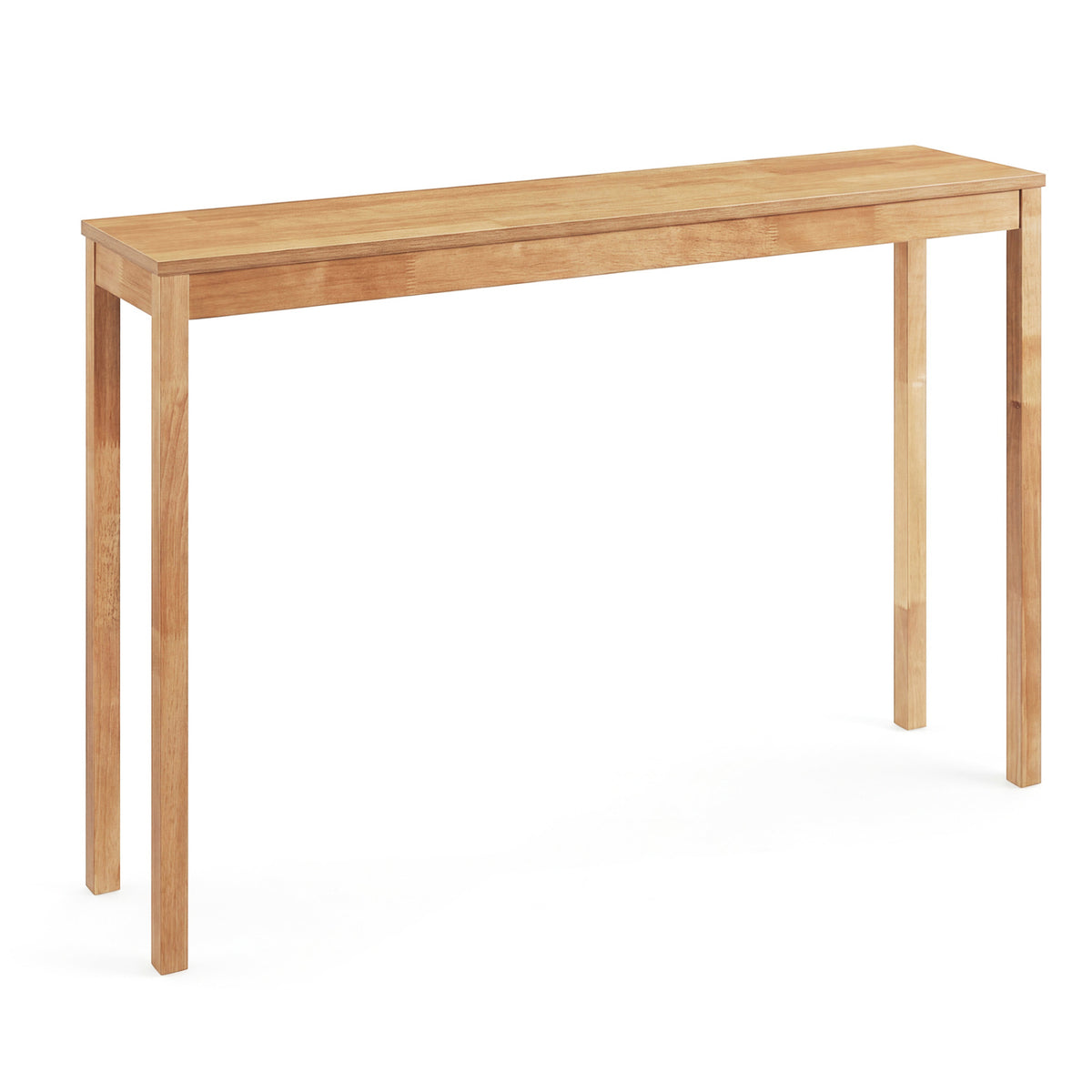 Wooden Console Table Modern Farmhouse Sofa with Thickened Top