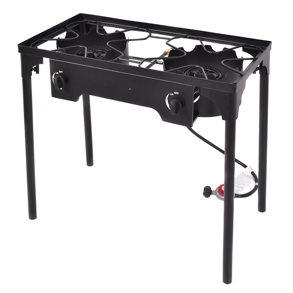 150000 BTU Dual Burner Outdoor Stove Grill